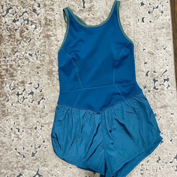 NWOT Free People Movement Last Mile Runsie (Romper) - Picture 6 of 12